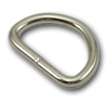 B-DR-02 0750 Silver Metal D-Ring